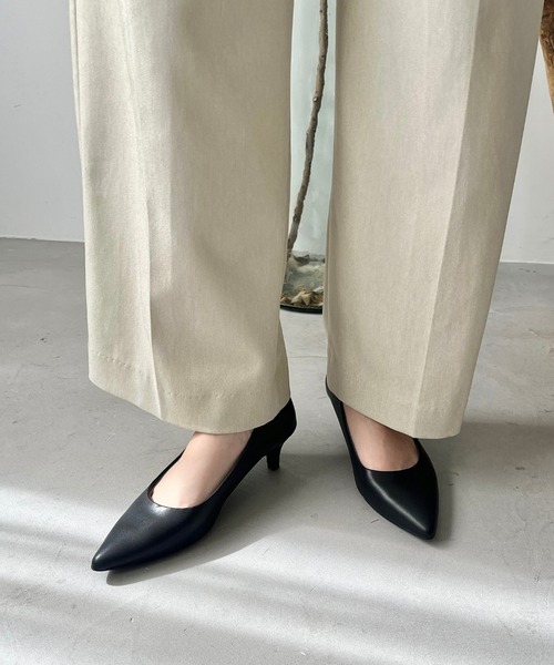 31 Sons de mode(トランテアン ソン ドゥ モード)の「跳べるパンプス ミドルヒール/R-3202(パンプス・レディース・レッド/グリーン/オレンジ/ネイビー/ベージュ/ブラック系その他3/ブラック系その他/ブラック・34/35/36/37/38/40/41/42/39/33/43)」の3枚目の写真