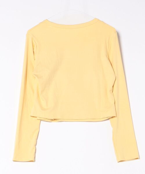 Chiina（チーナ）の「Chiina /【お得なセットアイテム】　クロップドカーディガン＆キャミソールセット（カーディガン/ボレロ・レディース・イエロー/パープル/ライトブルー・FREE）」の8枚目の写真