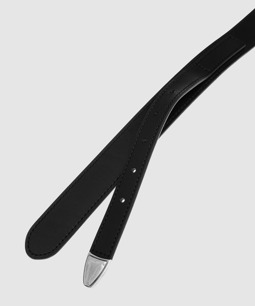 LEMAIRE(ルメール)の「MINIMAL WESTERN BELT(ベルト・メンズ・ブラック・80)」の3枚目の写真