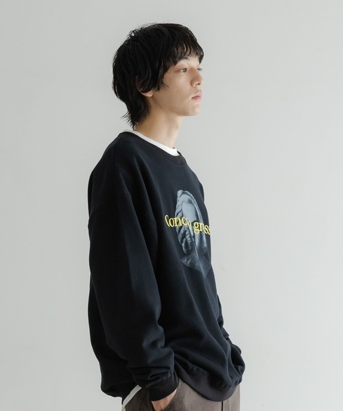 LOWRYS FARM(ローリーズファーム)の「【LFM(U)】Three B'sスウェットクルーネック 612462(スウェット・メンズ・ホワイト/ブラック/グレー・MEDIUM/LARGE)」の12枚目の写真