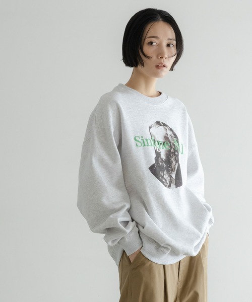 LOWRYS FARM(ローリーズファーム)の「【LFM(U)】Three B'sスウェットクルーネック 612462(スウェット・メンズ・ホワイト/ブラック/グレー・MEDIUM/LARGE)」の16枚目の写真