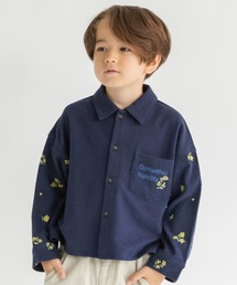 BRANSHES（ブランシェス）の「【おそろい】きんもくせい刺しゅう長袖シャツ（シャツ/ブラウス・キッズ）」