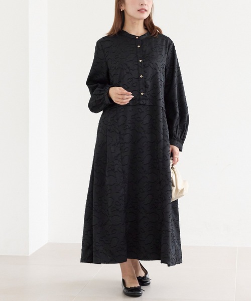 セール】ジャガードタックワンピース（ワンピース）｜LAVEANGE（ラビ