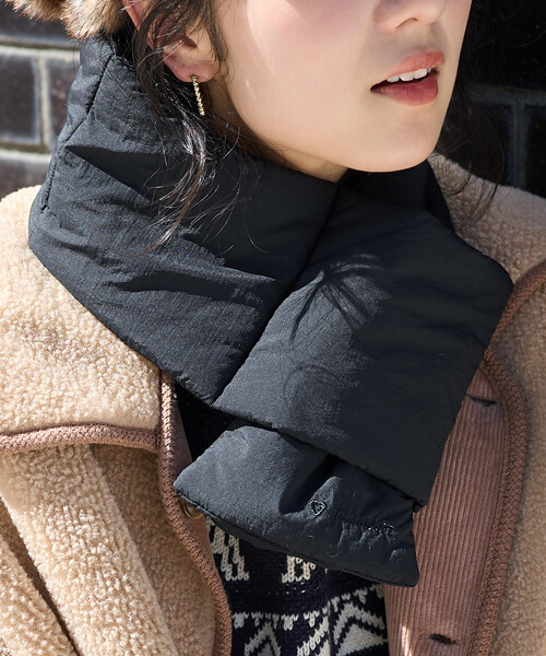 FREAK'S STORE（フリークスストア）の「PRIMALOFT マフラー/プリマロフト（マフラー・レディース・ブラック/オリーブ・ﾌﾘ-）」の8枚目の写真