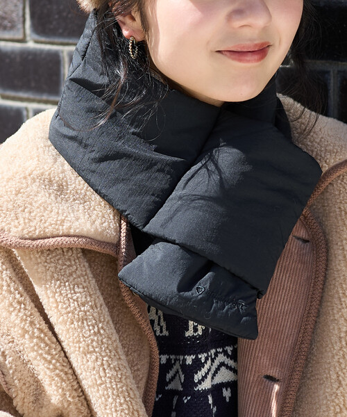 FREAK'S STORE（フリークスストア）の「PRIMALOFT マフラー/プリマロフト（マフラー・レディース・ブラック/オリーブ・ﾌﾘ-）」の9枚目の写真