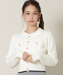 WILLSELECTION | 【なくなり次第終了】フリルレイヤードケーブルニット(ニット/セーター)