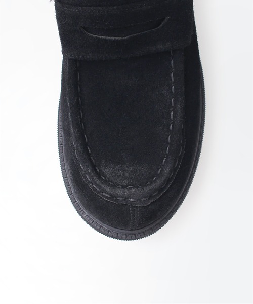 Dhyana.（ディアナドット）の「【Dhyana.】インナーボアハイローファー（ブーツ・レディース・ブラック・23.5cm/24.5cm/22.5cm）」の2枚目の写真