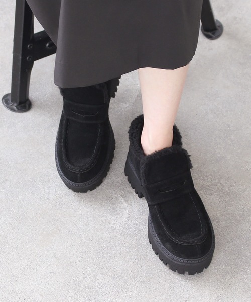 Dhyana.（ディアナドット）の「【Dhyana.】インナーボアハイローファー（ブーツ・レディース・ブラック・23.5cm/24.5cm/22.5cm）」の9枚目の写真