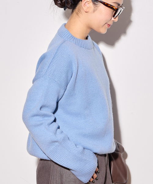 JOURNAL STANDARD ラムズウールニット　 TIDES 別注【ISLAND TIDES/アイランドタイド】ラムズウールクルーネック