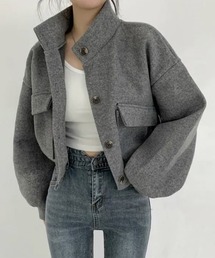 Miniministore（ミニミニストア）の「ショート丈ジャケット レディース 無地（ブルゾン）」