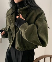 Miniministore（ミニミニストア）の「ショート丈ジャケット レディース 無地（ブルゾン）」