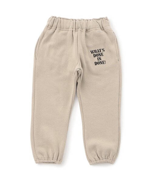 BREEZE（ブリーズ）の「【WEB限定/あったか】ロゴ裏起毛スウェットパンツ（スウェットパンツ・キッズ・チャコール/パープル/ベージュ/ピンク・100/110/90/120/130/140/150/160）」の8枚目の写真