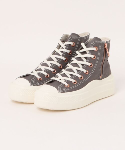 CONVERSE(コンバース)の「《CONVERSE》ALLSTAR LIGHT PLTSⅡ Z HI(スニーカー・レディース・グレー系その他/クリーム/ダークブラウン・22.5cm/23.0cm/23.5cm/24.0cm/24.5cm)」の2枚目の写真