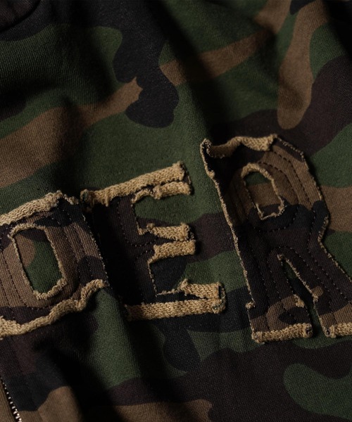 GUIDER(ガイダー)の「【GUIDER】カモフラージュ フリンジアップリケ ZIP フーディー / Camouflage Fringe Applique ZIP Hoodie(パーカー・メンズ・カモフラージュ/ベージュ系・M/XL/L)」の13枚目の写真