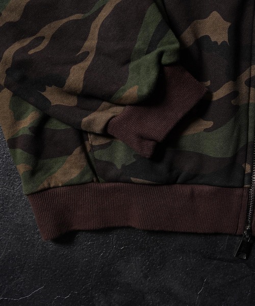 GUIDER(ガイダー)の「【GUIDER】カモフラージュ フリンジアップリケ ZIP フーディー / Camouflage Fringe Applique ZIP Hoodie(パーカー・メンズ・カモフラージュ/ベージュ系・M/XL/L)」の14枚目の写真
