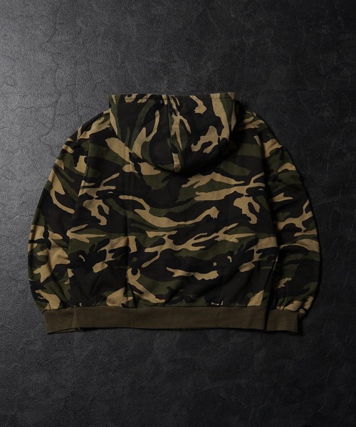 GUIDER(ガイダー)の「【GUIDER】カモフラージュ フリンジアップリケ ZIP フーディー / Camouflage Fringe Applique ZIP Hoodie(パーカー・メンズ・カモフラージュ/ベージュ系・M/XL/L)」の20枚目の写真