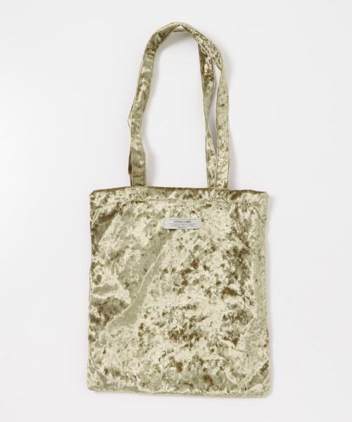 URBAN RESEARCH Sonny Label（アーバンリサーチサニーレーベル）の「クラッシュベロアトートバッグ（トートバッグ・レディース・ベージュ/ブルー系その他/ブラウン・ONE）」の6枚目の写真