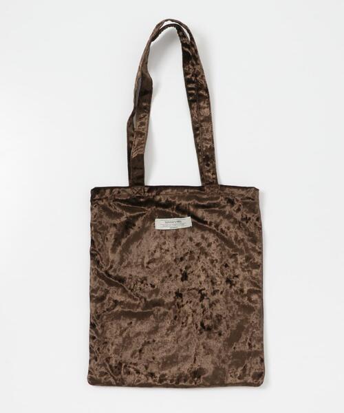 URBAN RESEARCH Sonny Label（アーバンリサーチサニーレーベル）の「クラッシュベロアトートバッグ（トートバッグ・レディース・ベージュ/ブルー系その他/ブラウン・ONE）」の18枚目の写真
