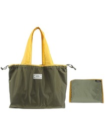 BACKYARD FAMILY | エコバック ショッピングバッグ 大容量 巾着型 収納付 yeco5160(クラッチバッグ)