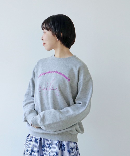 PAR ICI（パーリッシィ）の「A splashy hellow to the poooooool !!! スウェットプルオーバー（スウェット・レディース・イエロー/グレー/ブルー・FREE）」の18枚目の写真