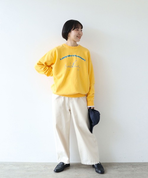 PAR ICI（パーリッシィ）の「A splashy hellow to the poooooool !!! スウェットプルオーバー（スウェット・レディース・イエロー/グレー/ブルー・FREE）」の5枚目の写真