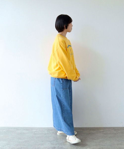 PAR ICI（パーリッシィ）の「A splashy hellow to the poooooool !!! スウェットプルオーバー（スウェット・レディース・イエロー/グレー/ブルー・FREE）」の15枚目の写真