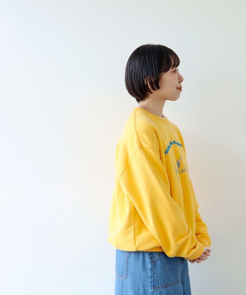 PAR ICI（パーリッシィ）の「A splashy hellow to the poooooool !!! スウェットプルオーバー（スウェット・レディース・イエロー/グレー/ブルー・FREE）」の10枚目の写真