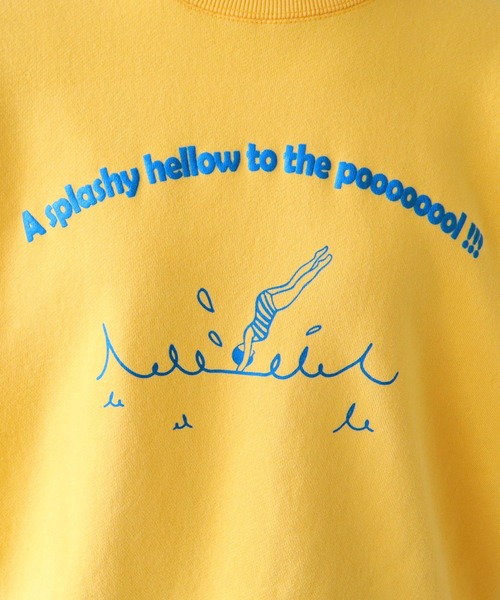 PAR ICI（パーリッシィ）の「A splashy hellow to the poooooool !!! スウェットプルオーバー（スウェット・レディース・イエロー/グレー/ブルー・FREE）」の16枚目の写真