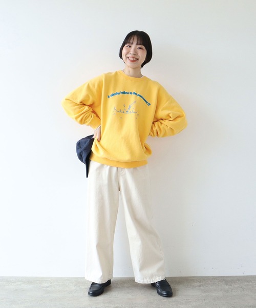 PAR ICI（パーリッシィ）の「A splashy hellow to the poooooool !!! スウェットプルオーバー（スウェット・レディース・イエロー/グレー/ブルー/イエロー系その他・FREE）」の17枚目の写真