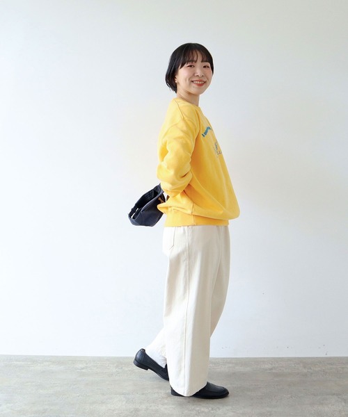 PAR ICI（パーリッシィ）の「A splashy hellow to the poooooool !!! スウェットプルオーバー（スウェット・レディース・イエロー/グレー/ブルー/イエロー系その他・FREE）」の14枚目の写真