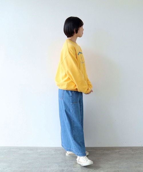 PAR ICI（パーリッシィ）の「A splashy hellow to the poooooool !!! スウェットプルオーバー（スウェット・レディース・イエロー/グレー/ブルー/イエロー系その他・FREE）」の6枚目の写真