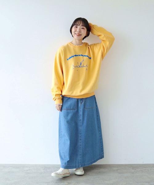 PAR ICI（パーリッシィ）の「A splashy hellow to the poooooool !!! スウェットプルオーバー（スウェット・レディース・イエロー/グレー/ブルー/イエロー系その他・FREE）」の8枚目の写真