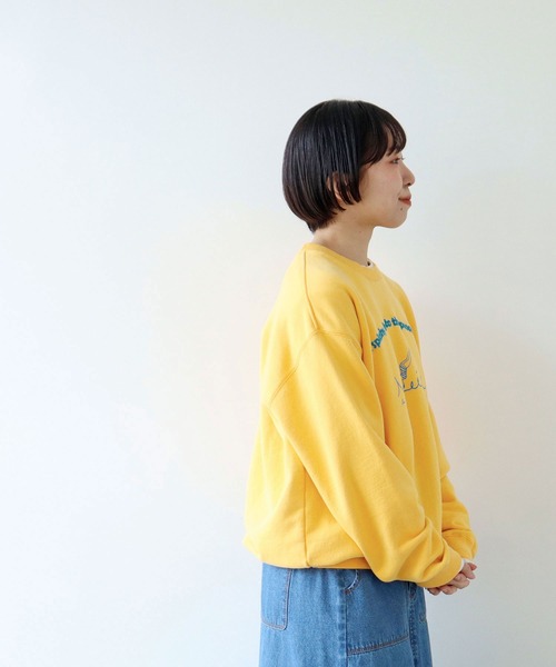 PAR ICI（パーリッシィ）の「A splashy hellow to the poooooool !!! スウェットプルオーバー（スウェット・レディース・イエロー/グレー/ブルー/イエロー系その他・FREE）」の11枚目の写真