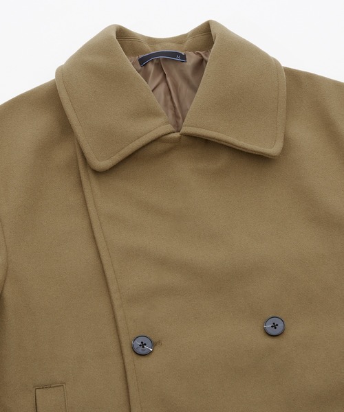 improves（インプローブス）の「ボックスシルエット ショートPコート（ピーコート・メンズ・チャコールグレー/ブラック/ベージュ・MEDIUM/LARGE/X-LARGE）」の18枚目の写真