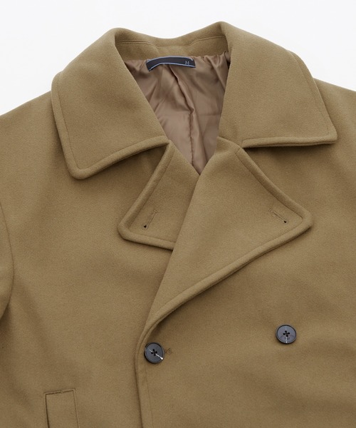 improves（インプローブス）の「ボックスシルエット ショートPコート（ピーコート・メンズ・チャコールグレー/ブラック/ベージュ・MEDIUM/LARGE/X-LARGE）」の19枚目の写真