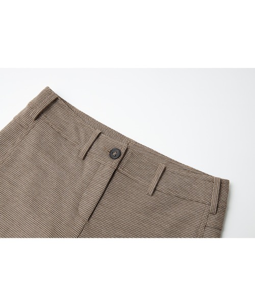 tageechita(タジチタ)の「【tageechita】ウールブレンドチェックフレアパンツ(その他パンツ・レディース・ベージュ・S/M/L)」の6枚目の写真