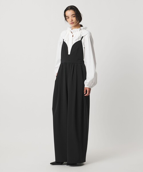 AEWEN MATOPH（イウエン マトフ）の「＜AEWEN MATOPH＞ハートネックサロペット（サロペット/オーバーオール・レディース・ブラック/グレー・36/38）」の2枚目の写真