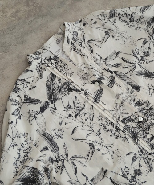 NOMBRE IMPAIR（ノンブルアンペール）の「モノトーンボタニカル　ピンタックブラウス（シャツ/ブラウス・レディース・ホワイト・FREE）」の12枚目の写真