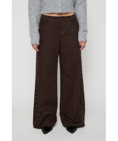 SIDE STUDS LOOSEY パンツ（スラックス）｜LAGUA GEM（ラグアジェム