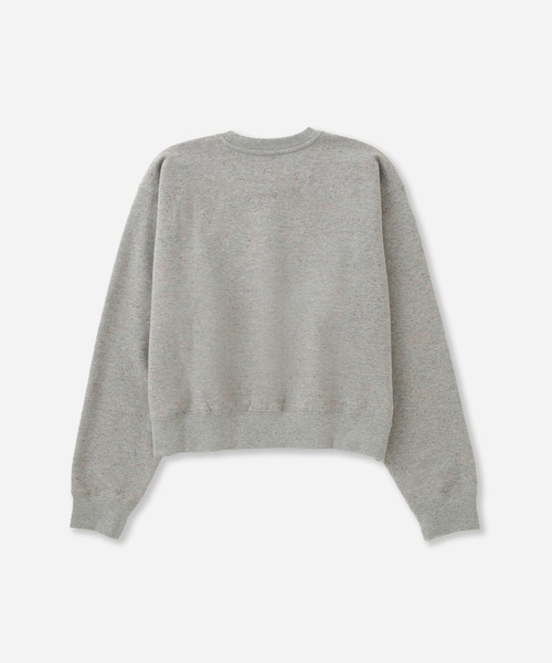 Saturdays NYC（サタデーズ ニューヨークシティ ）の「Genny Speckle Sweatshirt  | WOMEN（スウェット・レディース・チャコールグレー/グレー・L/M/S）」の13枚目の写真