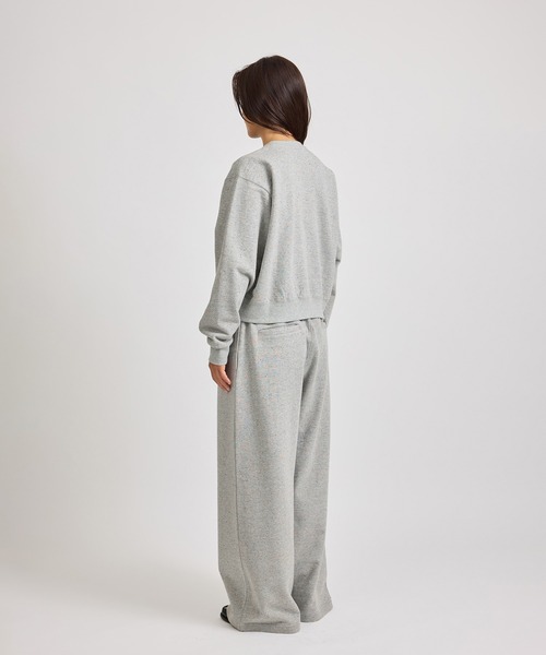 Saturdays NYC（サタデーズ ニューヨークシティ ）の「Genny Speckle Sweatshirt  | WOMEN（スウェット・レディース・チャコールグレー/グレー・L/M/S）」の3枚目の写真
