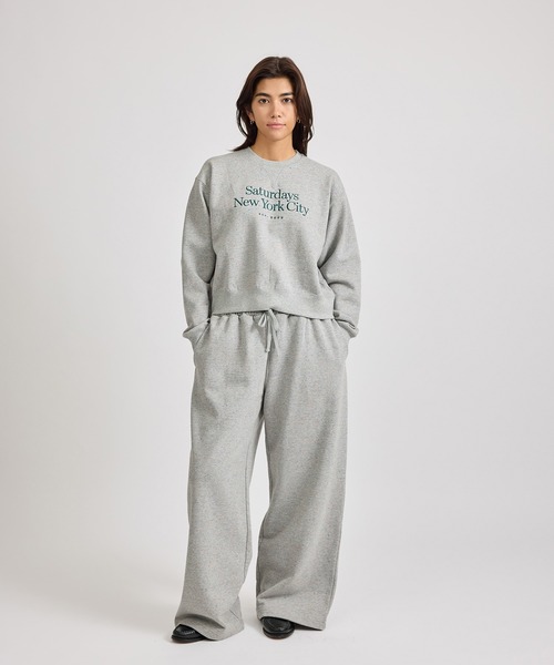 Saturdays NYC（サタデーズ ニューヨークシティ ）の「Genny Speckle Sweatshirt  | WOMEN（スウェット・レディース・チャコールグレー/グレー・L/M/S）」の7枚目の写真