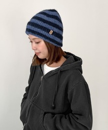 CANAL JEAN | El mar　ボーダーヘアリーニットCAP(ニットキャップ/ビーニー)