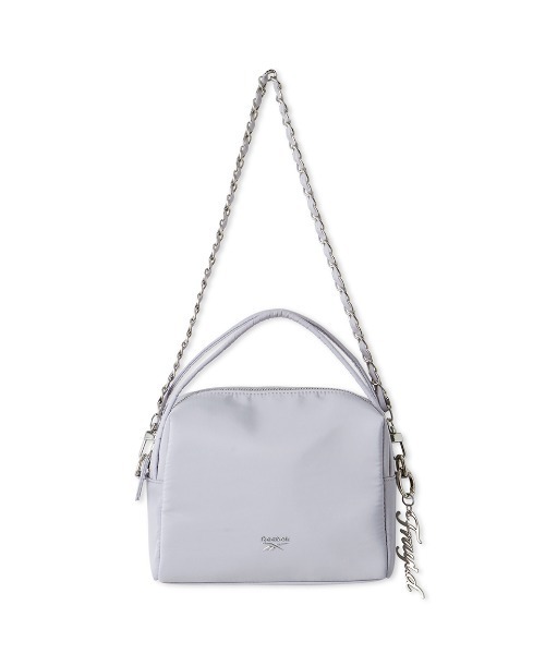 FRAY I.D（フレイアイディー）の「【Reebok× FRAY I.D】ナイロンハンドルバッグ（ハンドバッグ・レディース・シルバー/ブラック/ライトブルー/ブラウン・F）」の5枚目の写真