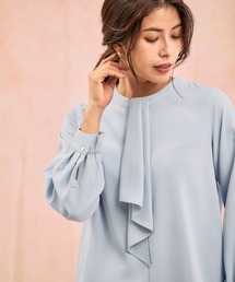 GLOBAL WORK | キレイつづくボウタイ風ブラウス/581015(シャツ/ブラウス)