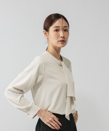 GLOBAL WORK（グローバルワーク）の「キレイつづくボウタイ風ブラウス/581015（シャツ/ブラウス）」
