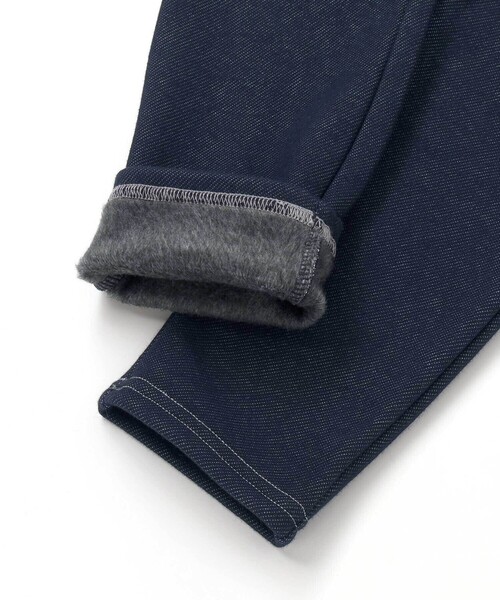 BeBe（ベベ）の「デニムムートン裏ファーリボンポイントスリムロングパンツ（デニムパンツ・キッズ・ブラック/ネイビー・120cm/100cm/130cm/110cm/140cm/150cm）」の14枚目の写真