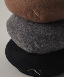 NEUNA（ヌナ）の「NEUNAロゴベレー（ハンチング/ベレー帽）」