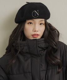 muku（ムク）の「NEUNAロゴベレー（ハンチング/ベレー帽）」