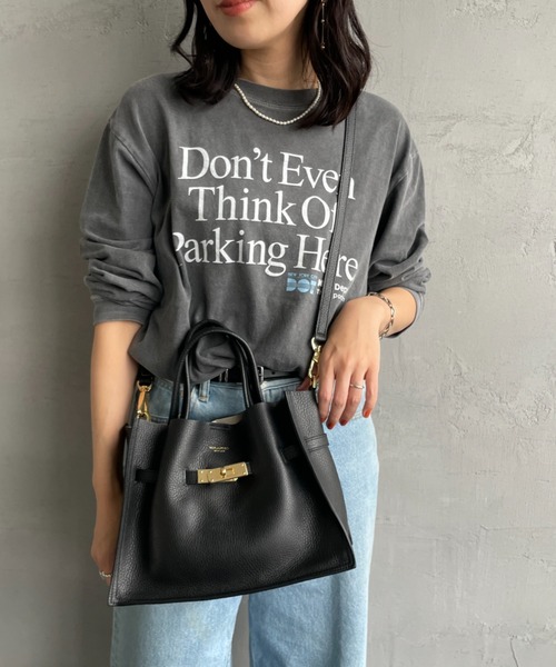 VIOLAd'ORO（ヴィオラドーロ）の「[VIOLAd’ORO / ヴィオラドーロ] TRERO イタリアンレザー2WAYバッグ（トートバッグ・レディース・ブラック・ONE SIZE）」の9枚目の写真